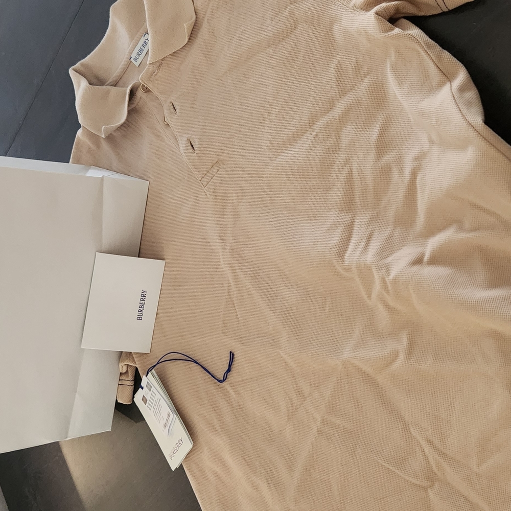 Burberry Beige Polo Shirt